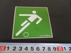 sticker Pictogram VOETBAL, Ophalen, Zo goed als nieuw, Sticker