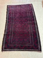 Klassiek Perzisch tapijt dieprood donkerblauw 188/100, Huis en Inrichting, Stoffering | Tapijten en Kleden, Gebruikt, Etten-Leur