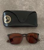 Te koop: Ray Ban zonnebril + Ray Ban leren etui, Zonnebril op sterkte, Bruin, Ophalen of Verzenden, Zo goed als nieuw