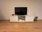 IKEA (BYÅS) TV meubel wit met lades en planken, 150 tot 200 cm, Minder dan 100 cm, 25 tot 50 cm, Gebruikt