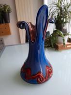 Glas Hand Geblazen Vaas. 32 cm., Antiek en Kunst, Antiek | Vazen, Ophalen