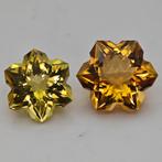 2 stuks Limoen kwarts 7.48 karaat - Edelstenen, Ophalen of Verzenden, Nieuw
