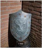 Viking schild van metaal en zink decoratie cosplay, Hobby en Vrije tijd, Kostuums, Theaterbenodigdheden en LARP, Ophalen of Verzenden