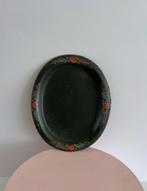 Vintage Handbeschilderd Dienblaadje, Ophalen of Verzenden