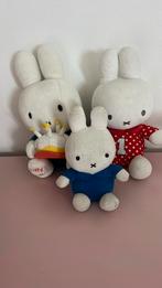 3 knuffels Nijntje, Ophalen, Zo goed als nieuw, Konijn