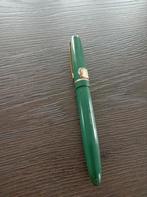 Vintage groene vulpen Blackbird met 14K punt, Verzamelen, Pennenverzamelingen, Ophalen of Verzenden, Zo goed als nieuw, Vulpen