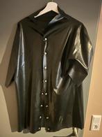 Latex overhemd, Kleding | Heren, Ophalen of Verzenden, Gedragen, Zwart, Halswijdte 43/44 (XL)