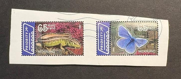 100 jaar Natuurmonumenten NVPH 2336bB + 2336cB gestempeld, Postzegels en Munten, Postzegels | Nederland, Gestempeld, Na 1940, Verzenden