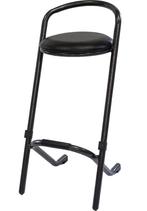 Barkruk stapelbaar hammerite met zwarte zitting, Info@edvonline.nl, 60 tot 90 cm, Nieuw, Ophalen of Verzenden