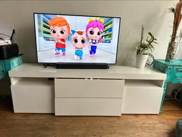 White tv shelf Ikea