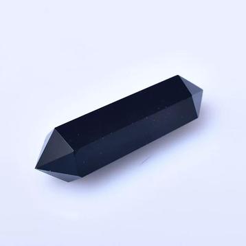 Natuurlijke Obsidiaan Dubbelpuntige Zeshoekige Staaf beschikbaar voor biedingen