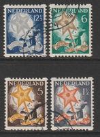 1933, Kinderzegels, Roltanding, NVPH 98/101, gestempeld, Postzegels en Munten, Postzegels | Nederland, Ophalen of Verzenden, T/m 1940