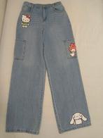 Hello Kitty Jeans - Maat 13/14, Meisje, Zo goed als nieuw, Hello Kitty, Ophalen