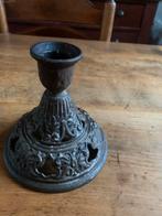 Antieke Gietijzeren Kandelaar, Antiek en Kunst, Ophalen of Verzenden, Overige materialen