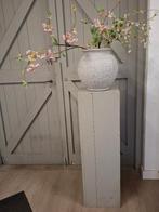 Taupe/ grijs kleurige houten zuil, Ophalen of Verzenden, Gebruikt