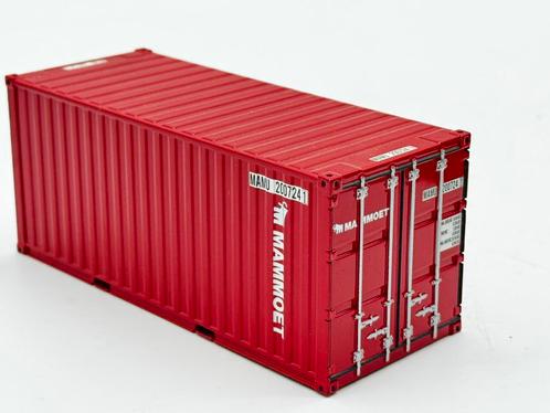 WSI 20 ft zee container LADING MAMMOET, Hobby en Vrije tijd, Modelauto's | 1:50, Zo goed als nieuw, Bus of Vrachtwagen, Wsi, Ophalen of Verzenden