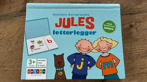 Annemie Berebrouckx - Jules letterlegger, Boeken, Kinderboeken | Baby's en Peuters, Zo goed als nieuw, Ophalen of Verzenden