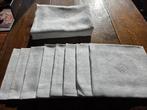 Antiek damasten tafelkleed met 8 servetten, Antiek en Kunst, Ophalen of Verzenden
