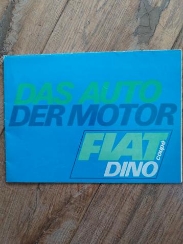 Fiat Dino Coupé Brochure - Duits - 1967 beschikbaar voor biedingen