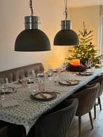 Industriele hanglampen taupe kleur, Ophalen, 50 tot 75 cm, Zo goed als nieuw, Metaal