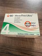 Insuline pen naalden 4mm . 5 x, Diversen, Ophalen of Verzenden, Nieuw