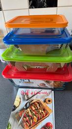 Pyrex Ovenschalen met Deksel - Bak & Bewaar Set, Inductieplaat, Pot, Bus of Blik, Nieuw, Ophalen of Verzenden