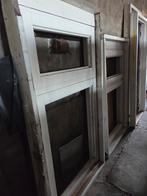 Raamkozijn met stelkozijn 2 stuks, Doe-het-zelf en Verbouw, Kozijnen en Schuifpuien, Raamkozijn, Zo goed als nieuw, Hout, Ophalen