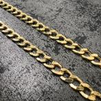 14k gouden cuban schakel ketting prachtig model, Sieraden, Tassen en Uiterlijk, Kettingen, Ophalen of Verzenden, Nieuw, Goud