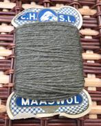 C.H.S.L Maaswol - karton met kaki stopwol, Ophalen of Verzenden