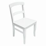 set van 2 eetkamerstoelen Ardeche wit | Nieuw in doos, Twee, Nieuw, Ophalen of Verzenden, Hout