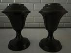 2 brons gepatineerde vazen, Antiek en Kunst, Antiek | Vazen, Ophalen of Verzenden