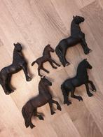 Familie Friezen Friese paarden van schleich, ., Ophalen of Verzenden, Zo goed als nieuw, .