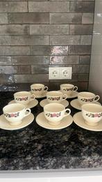 8 Wedgwood kop en schotels Briar Rose, Ophalen of Verzenden