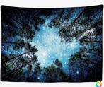 Wandkleed sterrenhemel bomen, Ophalen of Verzenden, Minder dan 10 m², Blauw
