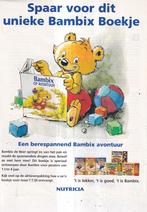 Retro reclame 1994 Nutricia Bambix beren boekje, Overige typen, Ophalen of Verzenden
