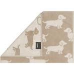 Teckel Handdoeken - 3 maten, Verzenden, Nieuw, Beige, Handdoek