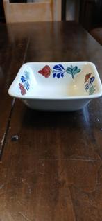 Boerenbont Boch vierkante kom,13x13x5cm, Ophalen of Verzenden