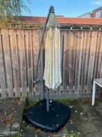 Parasol met voet, Ophalen, Gebruikt, Kantelbaar, 2 tot 3 meter