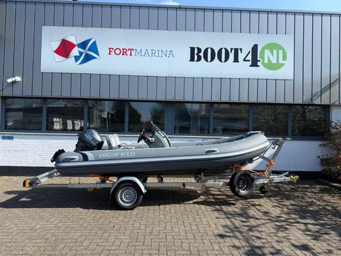 Highfield Classic 460 RIB + Yamaha F25GETL incl. Kalf Traile, Watersport en Boten, Rubberboten, Zo goed als nieuw, Overige merken