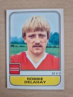 Panini Voetbal 82 Robbie Delahay MVV, Ophalen of Verzenden, Zo goed als nieuw, Ajax, Poster, Plaatje of Sticker
