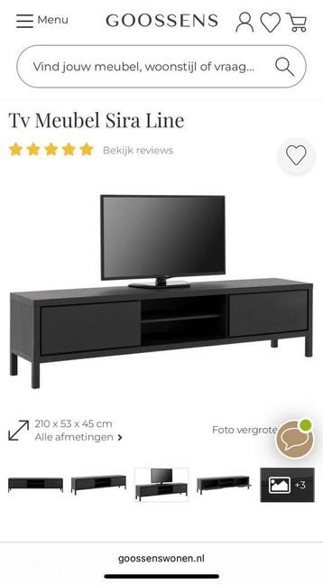 TV Meubel Sira Line | Goossens Wonen beschikbaar voor biedingen