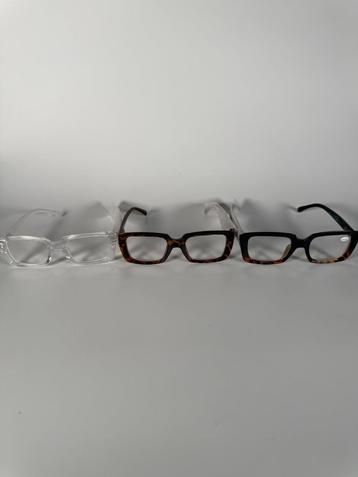 Schildpadmontuur leesbril rechthoekig / Tortoise Rectangular beschikbaar voor biedingen