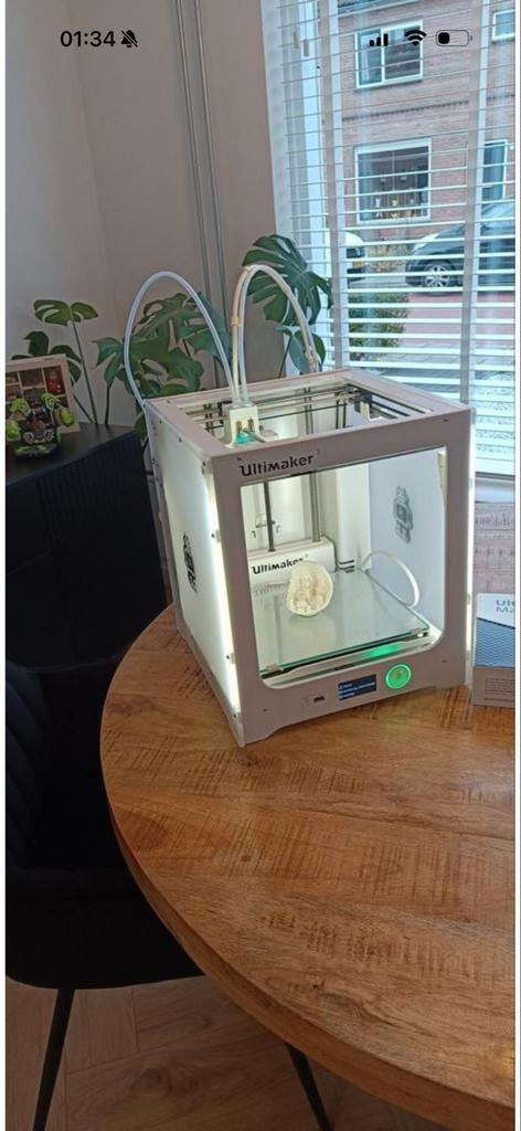 Ultimaker 3 3D Printer - Perfect voor Creatie!, Computers en Software, 3D Printers, Zo goed als nieuw, Ingebouwde Wi-Fi, Ophalen of Verzenden