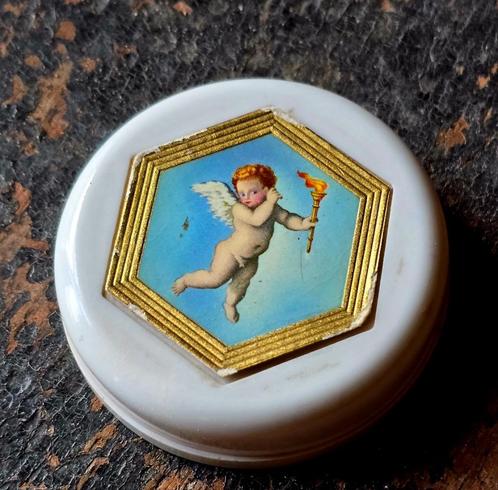 Bijna Antiek Circa 1940 Lancome compact bakelite poederdoos, Antiek en Kunst, Curiosa en Brocante, Verzenden