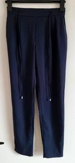 Fijne donkerblauwe broek van Zara maat XS, Blauw, Zara, Ophalen of Verzenden, Zo goed als nieuw