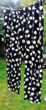 Broek zwart wit wijd model fit ruime maat plussize 58 60, Zwart, Maat 46/48 (XL) of groter, Ophalen of Verzenden, Lang