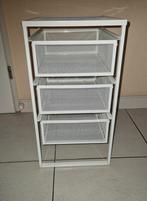 IKEA LENNART ladeblok - Wit, 3 lades, op wieltjes, Minder dan 50 cm, Gebruikt, Ophalen of Verzenden, Metaal