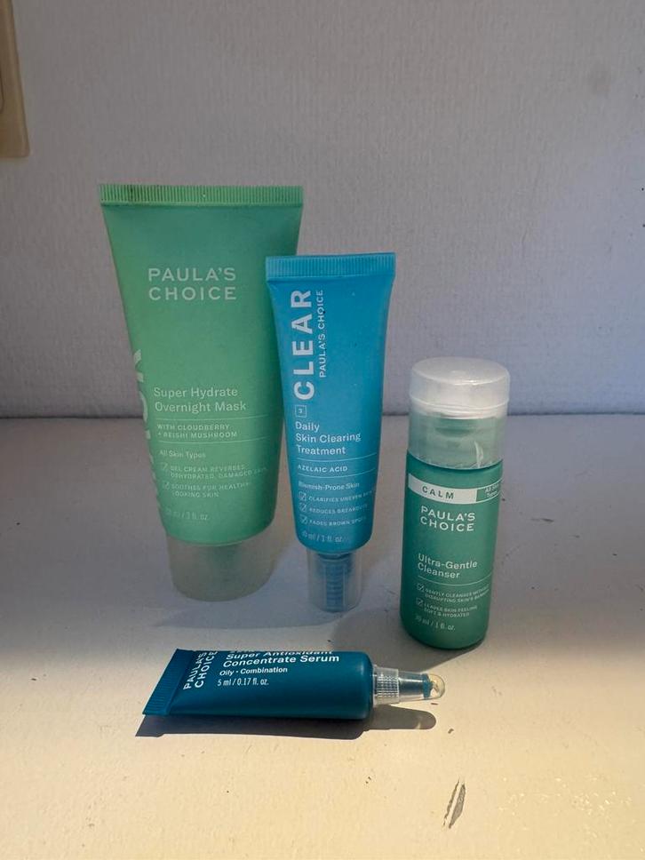 Proefpakketje Paula’s Choice, Sieraden, Tassen en Uiterlijk, Uiterlijk | Gezichtsverzorging, Zo goed als nieuw, Gehele gezicht