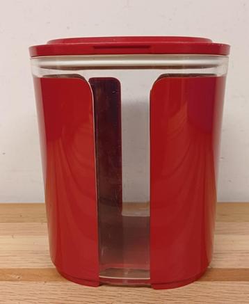 Tupperware Eleganzia vensterbus Rood 1,5L beschikbaar voor biedingen