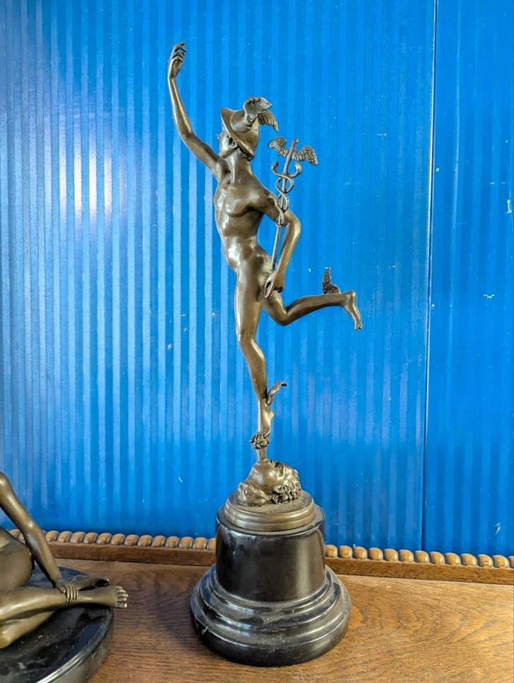 Bronzen Mercurius Beeld, Antiek en Kunst, Kunst | Beelden en Houtsnijwerken, Ophalen